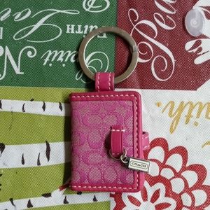 Coach keychain wallet frame